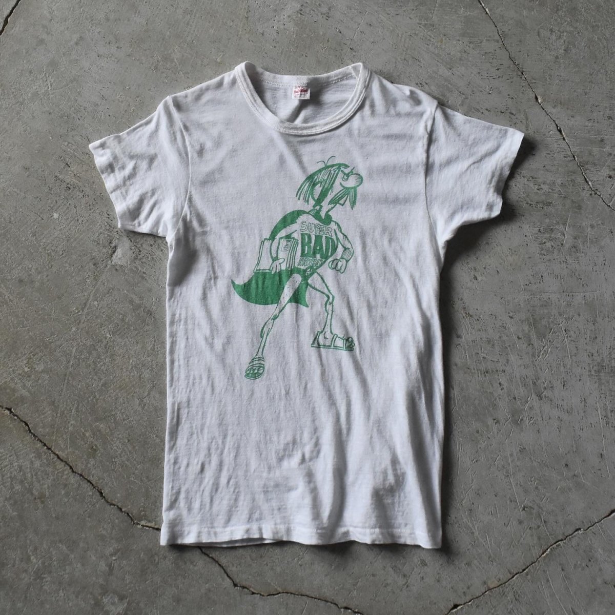 画像1: 1960s Healthknit 染み込みプリントTシャツ　 "MADE IN USA"　 表記M  (1)