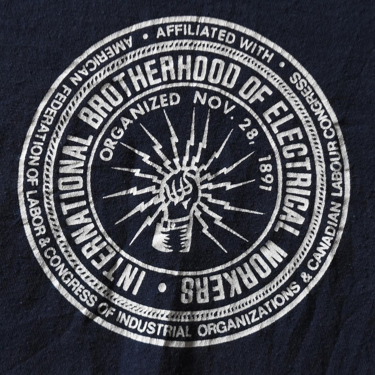 画像4: 1980s IBEW プリントTシャツ　 "MADE IN USA"　 表記L  (4)