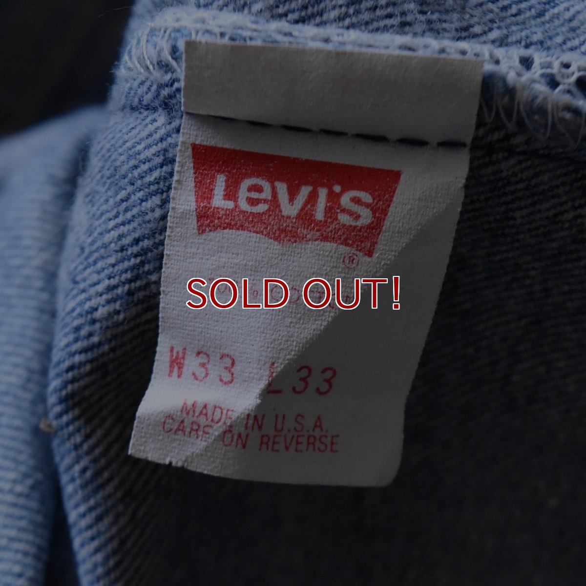 画像7: 1990s Levi's 501　 "MADE IN USA"　 表記W33 L33  (7)