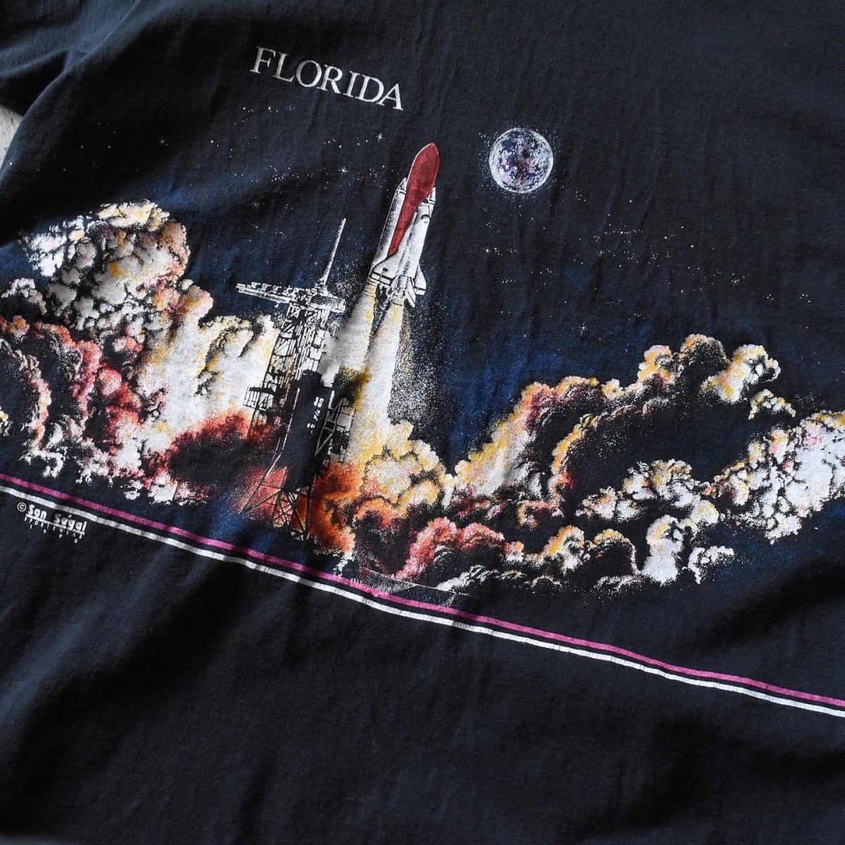 画像5: 1990s ケネディ宇宙センター 両面プリントTシャツ　 "MADE IN USA"　 表記XL  (5)