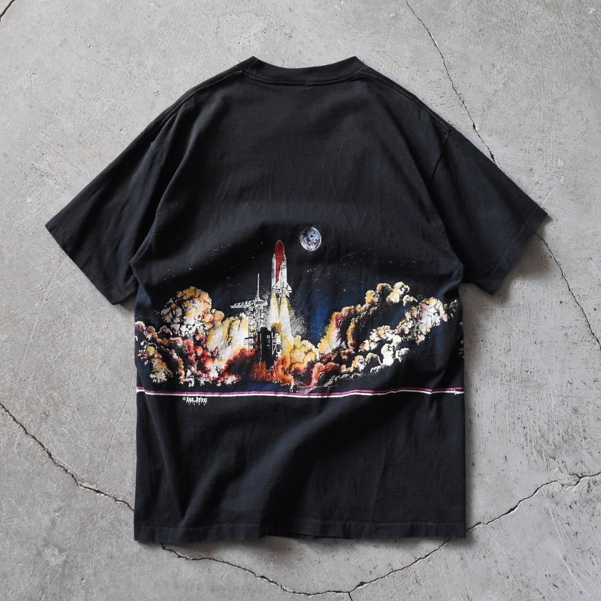 画像2: 1990s ケネディ宇宙センター 両面プリントTシャツ　 "MADE IN USA"　 表記XL  (2)