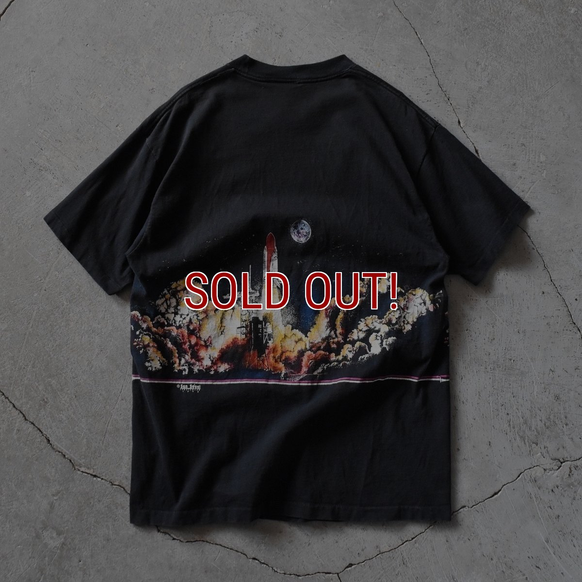 画像2: 1990s ケネディ宇宙センター 両面プリントTシャツ　 "MADE IN USA"　 表記XL  (2)