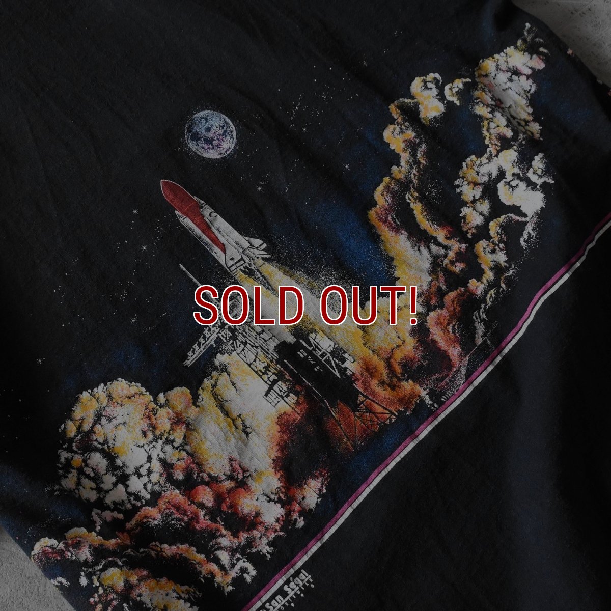 画像8: 1990s ケネディ宇宙センター 両面プリントTシャツ　 "MADE IN USA"　 表記XL  (8)