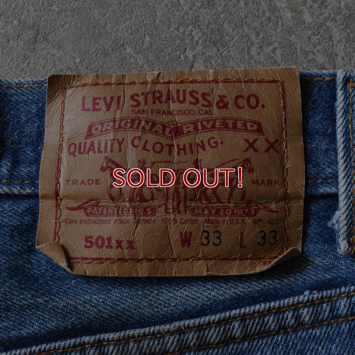 画像14: 1990s Levi's 501　 "MADE IN USA"　 表記W33 L33  (14)