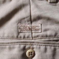 画像8: Polo Ralph Lauren ツータックチノトラウザー　 "MADE IN CANADA"　 表記W33 L32  (8)