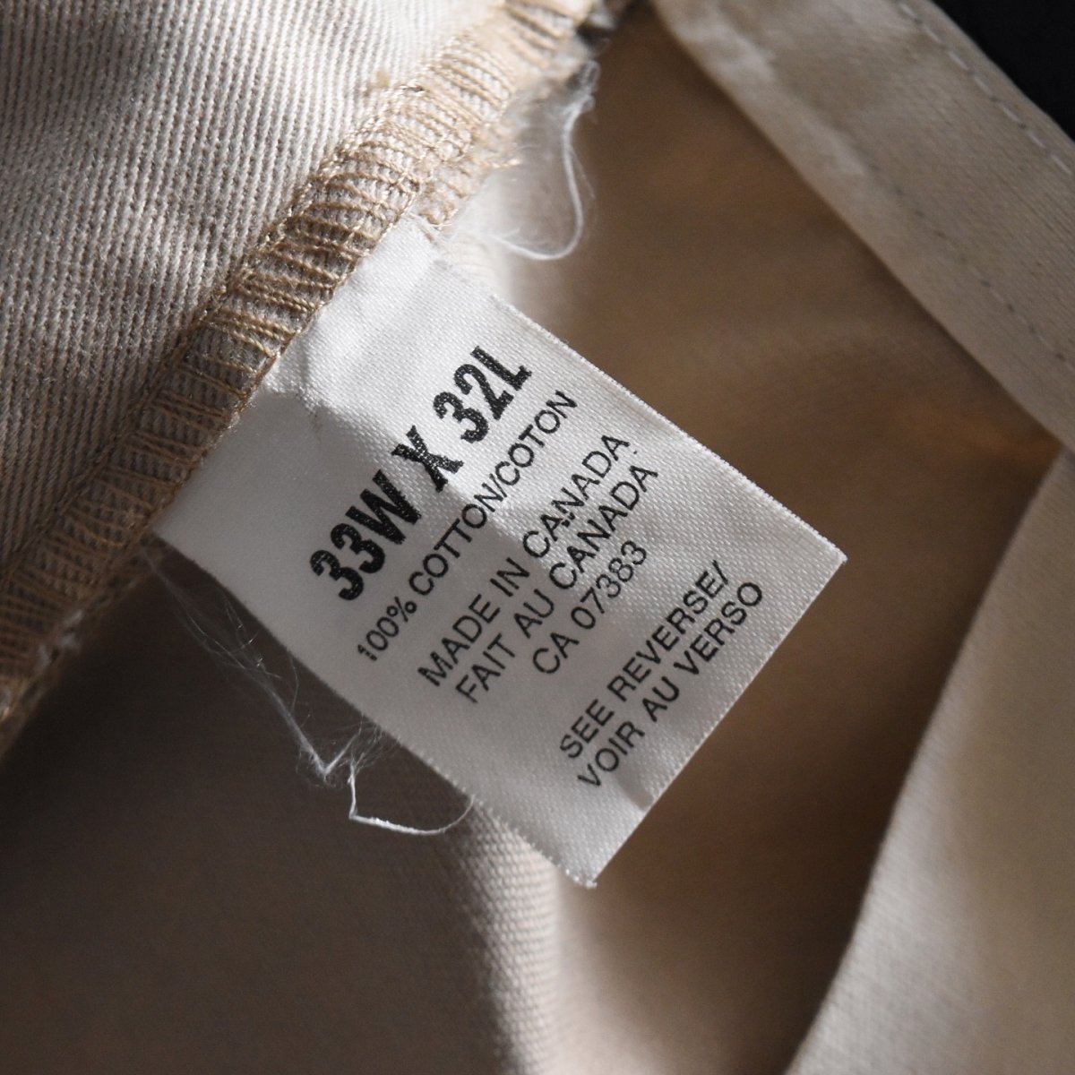 画像6: Polo Ralph Lauren ツータックチノトラウザー　 "MADE IN CANADA"　 表記W33 L32  (6)