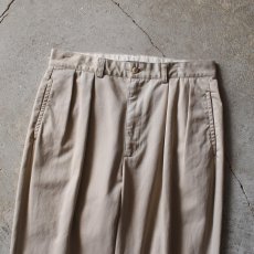 画像3: Polo Ralph Lauren ツータックチノトラウザー　 "MADE IN CANADA"　 表記W33 L32  (3)