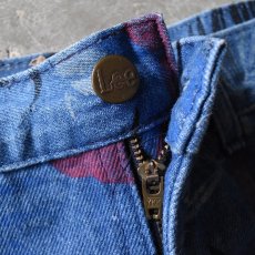 画像5: 1990s Lee フラワープリントデニムパンツ　 "MADE IN USA"　 表記11  (5)