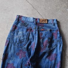 画像8: 1990s Lee フラワープリントデニムパンツ　 "MADE IN USA"　 表記11  (8)