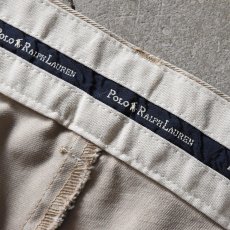 画像4: Polo Ralph Lauren ツータックチノトラウザー　 "MADE IN CANADA"　 表記W33 L32  (4)