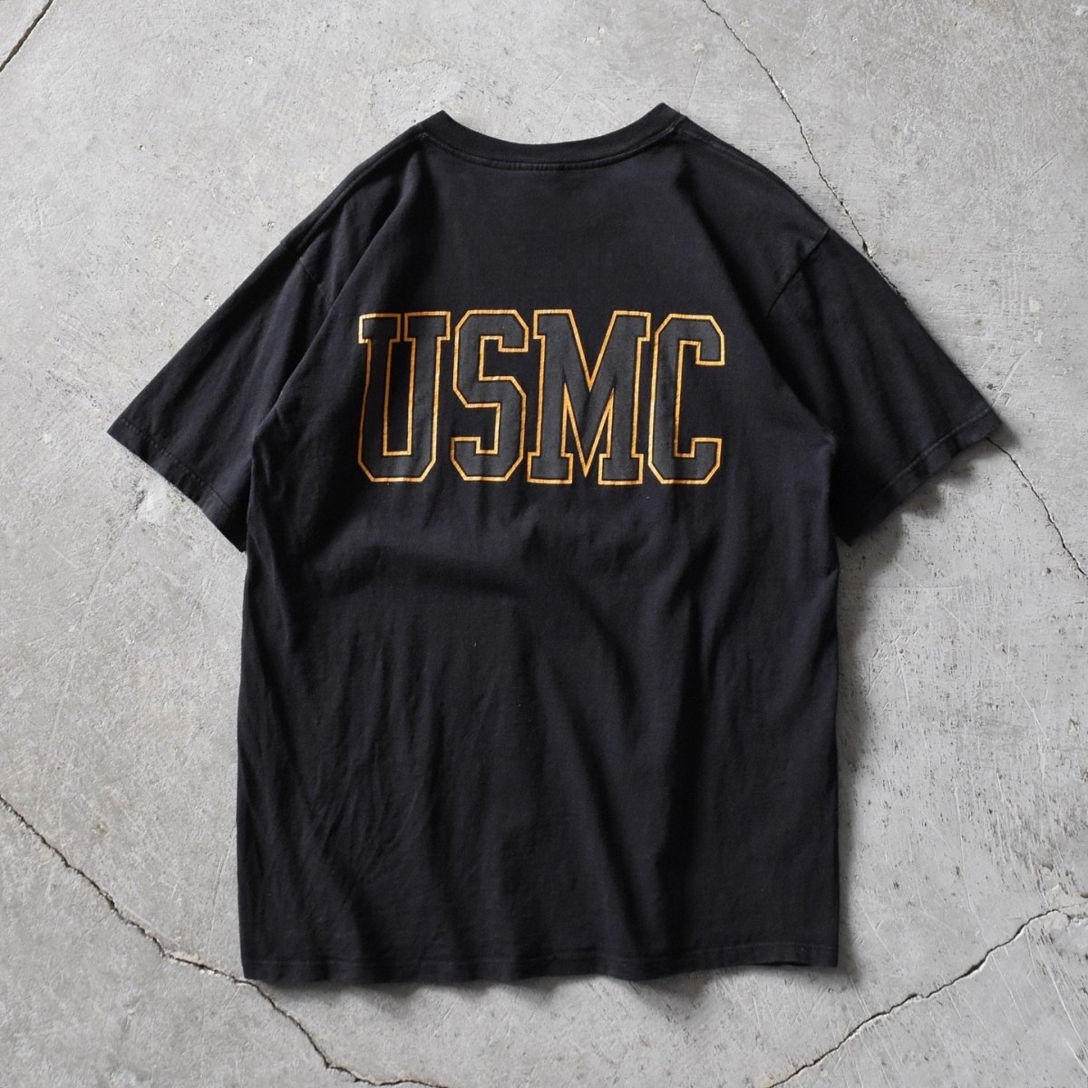 画像2: US.MARINE CORPS リフレクタープリントTシャツ　 "MADE IN USA"　 表記L  (2)