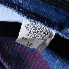 画像6: 1990s Lee フラワープリントデニムパンツ　 "MADE IN USA"　 表記11  (6)