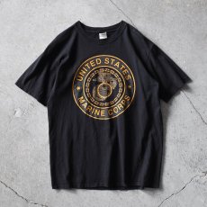画像1: US.MARINE CORPS リフレクタープリントTシャツ　 "MADE IN USA"　 表記L  (1)