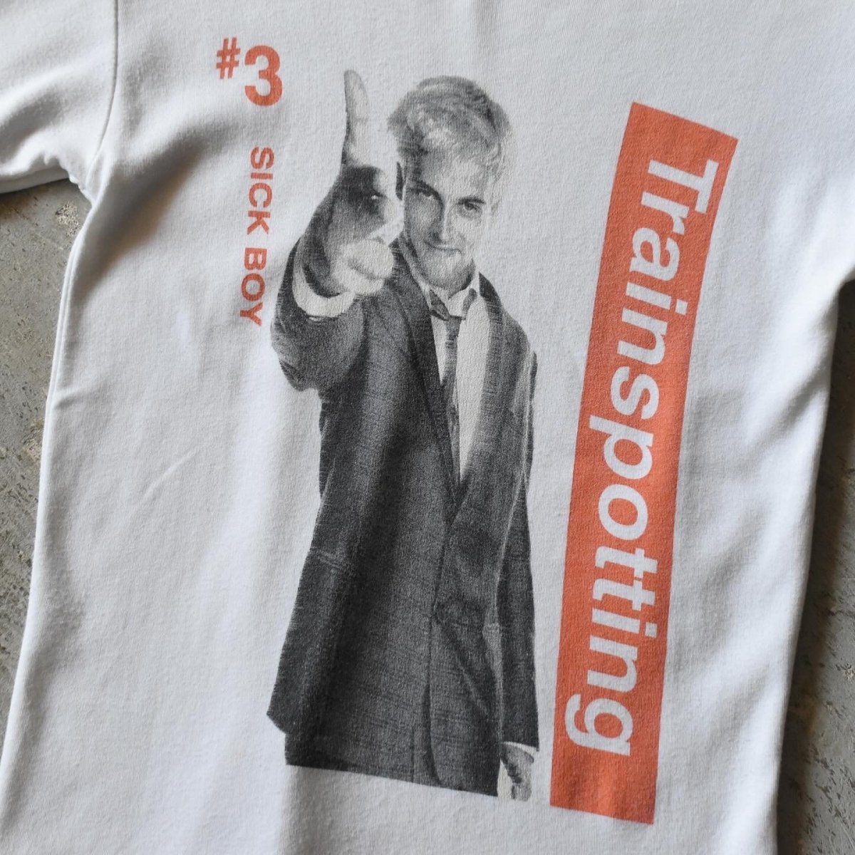 画像6: 1990s Trainspotting ムービーTシャツ　 "♯3 SICK BOY"　 実寸S  (6)