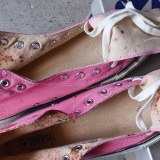 画像19: DEAD STOCK　 1980s Converse ALLSTAR Hi /PINK　 "銀箱付き"　 表記10  (19)