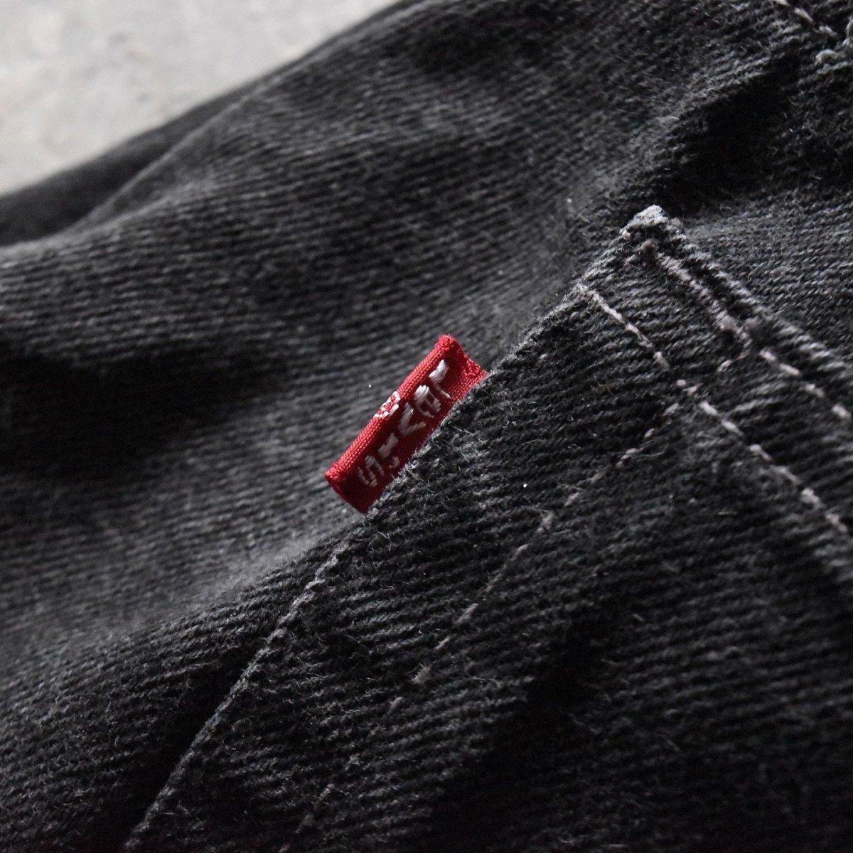 画像3: 1990s Levi's 550ブラック　 "MADE IN GUATEMALA"　 表記W40 L30  (3)