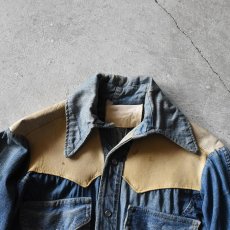 画像4: VINTAGE Re-MAKEデニムジャケット　 表記S  (4)