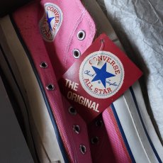 画像3: DEAD STOCK　 1980s Converse ALLSTAR Hi /PINK　 "銀箱付き"　 表記10  (3)