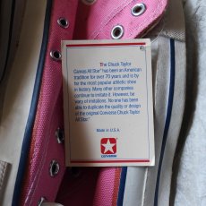 画像4: DEAD STOCK　 1980s Converse ALLSTAR Hi /PINK　 "銀箱付き"　 表記10  (4)