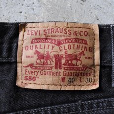 画像2: 1990s Levi's 550ブラック　 "MADE IN GUATEMALA"　 表記W40 L30  (2)