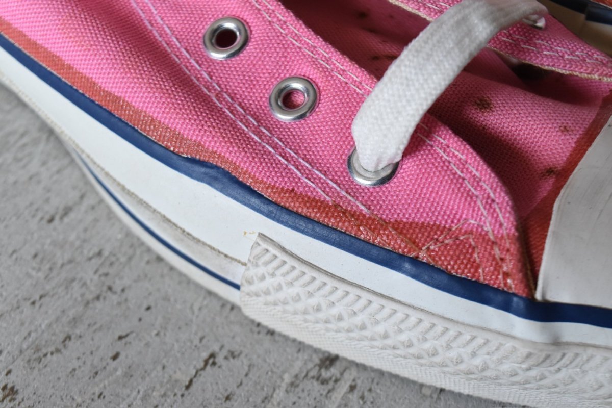 画像17: DEAD STOCK　 1980s Converse ALLSTAR Hi /PINK　 "銀箱付き"　 表記10  (17)