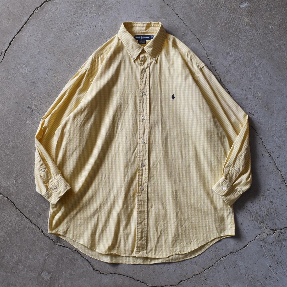 画像1: Ralph Lauren ボタンダウンシャツ　 "YARMOUTH"　 表記17  (1)