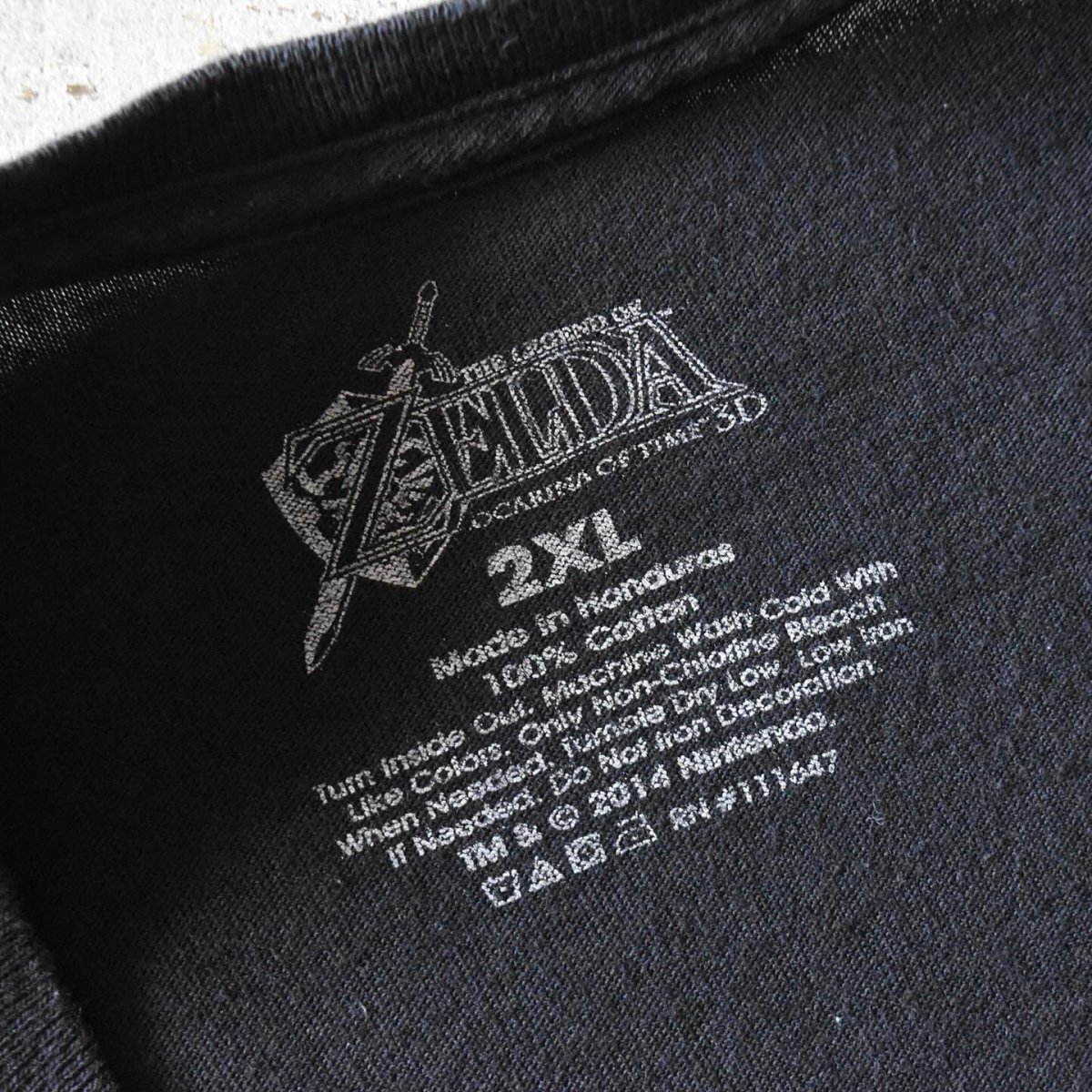 画像2: Nintendo ゼルダの伝説 時のオカリナ Tシャツ　 表記2XL  (2)