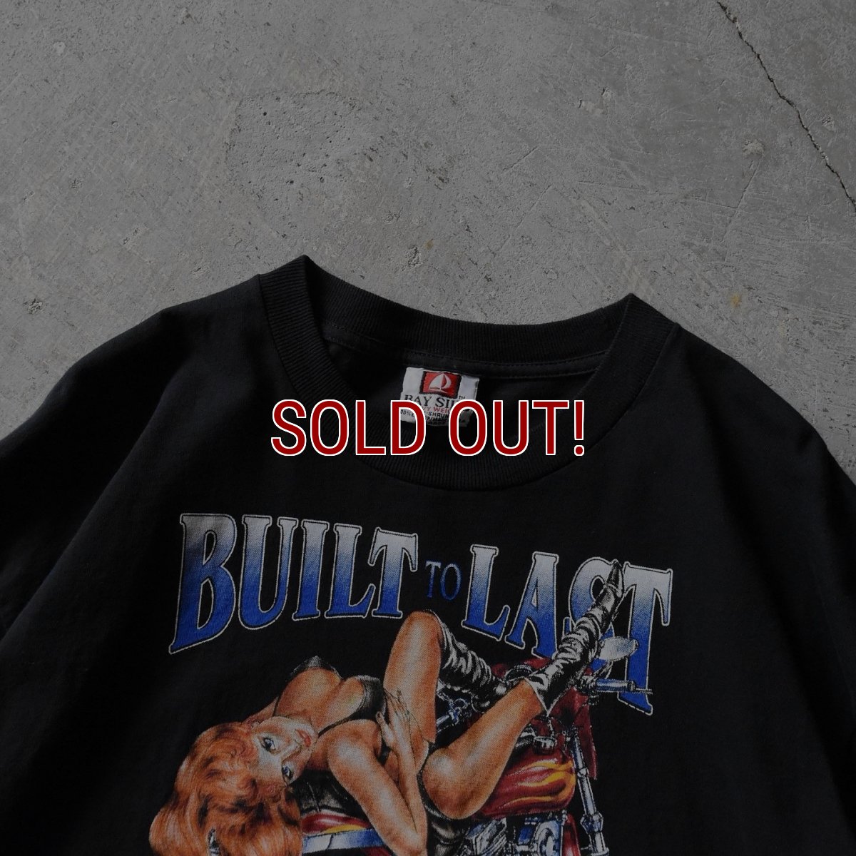 画像4: 1990-00s モーターサイクル エロTシャツ　 "BUILT TO LAST"　 表記XL  (4)