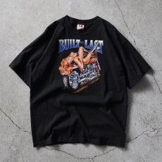 画像1: 1990-00s モーターサイクル エロTシャツ　 "BUILT TO LAST"　 表記XL  (1)