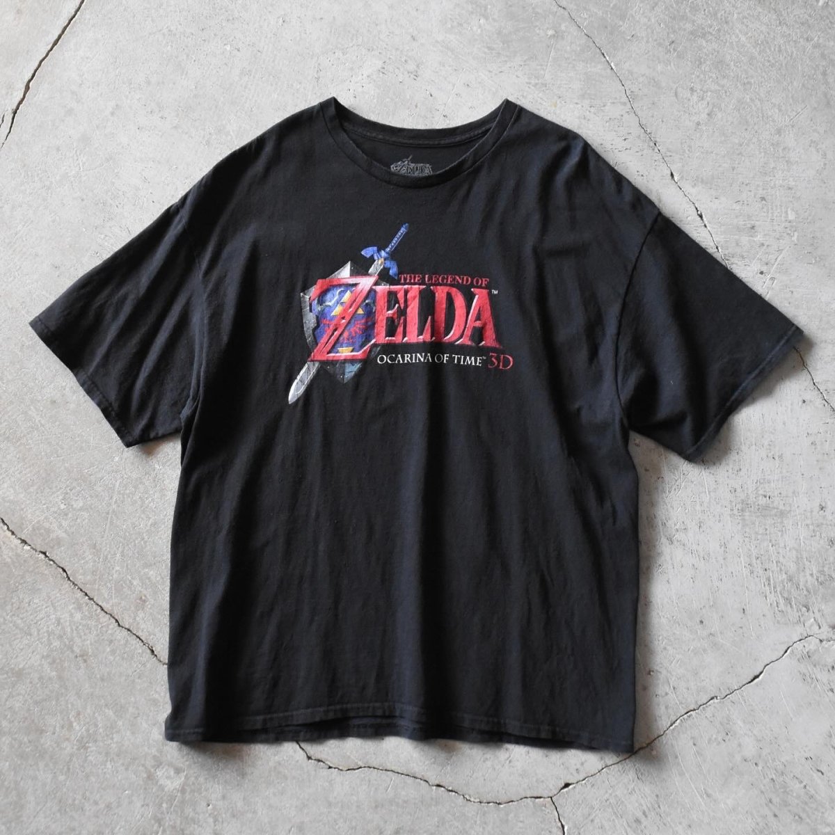 画像1: Nintendo ゼルダの伝説 時のオカリナ Tシャツ　 表記2XL  (1)