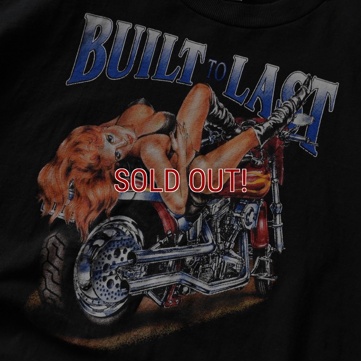 画像5: 1990-00s モーターサイクル エロTシャツ　 "BUILT TO LAST"　 表記XL  (5)