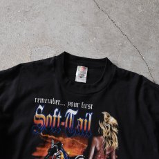 画像3: 2000s モーターサイクル エロTシャツ　 "SOFT-TAIL"　 表記XL  (3)