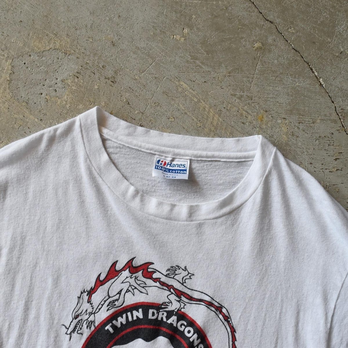 画像3: 1980s ツインドラゴン少林拳法Tシャツ　 "MADE IN USA"　 表記L  (3)