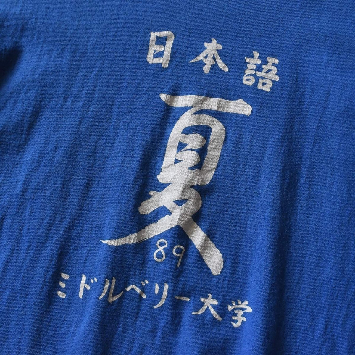 画像4: 1980s MIDDLEBURY COLLEGE 日本語夏期講習Tシャツ　 "MADE IN USA"　 表記M  (4)