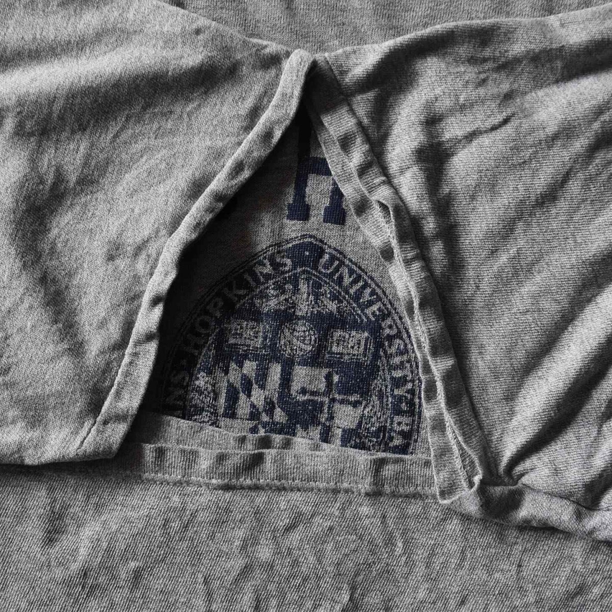 画像7: 1990s CHAMPION "JOHNS HOPKINS UNIVERSITY" カレッジTシャツ　 "MADE IN USA"　 表記XL  (7)