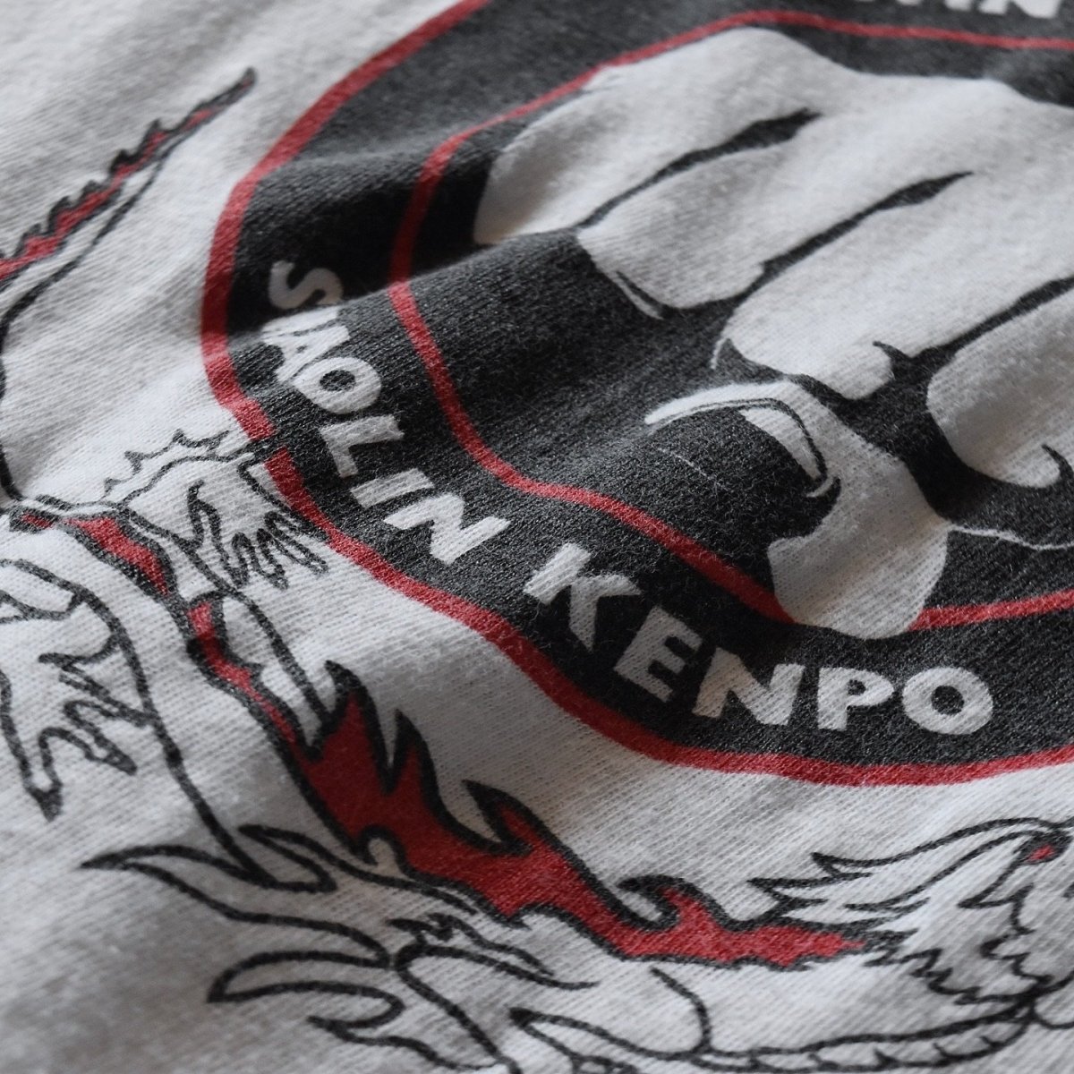 画像5: 1980s ツインドラゴン少林拳法Tシャツ　 "MADE IN USA"　 表記L  (5)