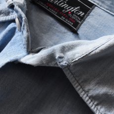 画像5: 1960s BURLINGTON シャンブレーシャツ　 実寸L  (5)