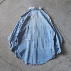 画像2: 1960s BURLINGTON シャンブレーシャツ　 実寸L  (2)