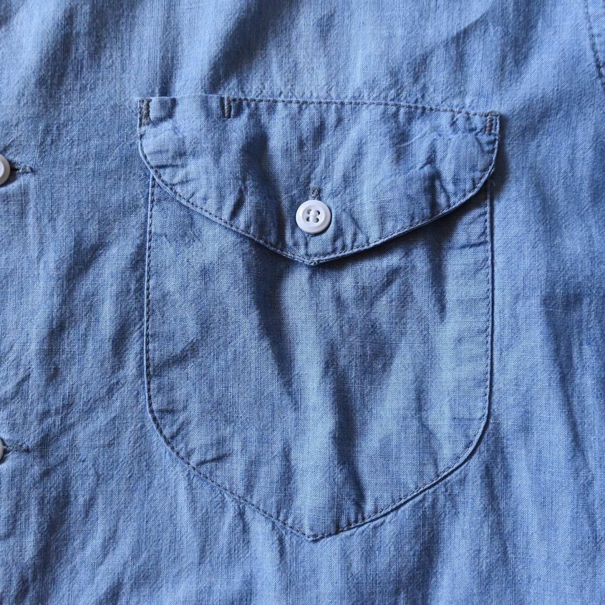 画像9: 1960s BURLINGTON シャンブレーシャツ　 実寸L  (9)