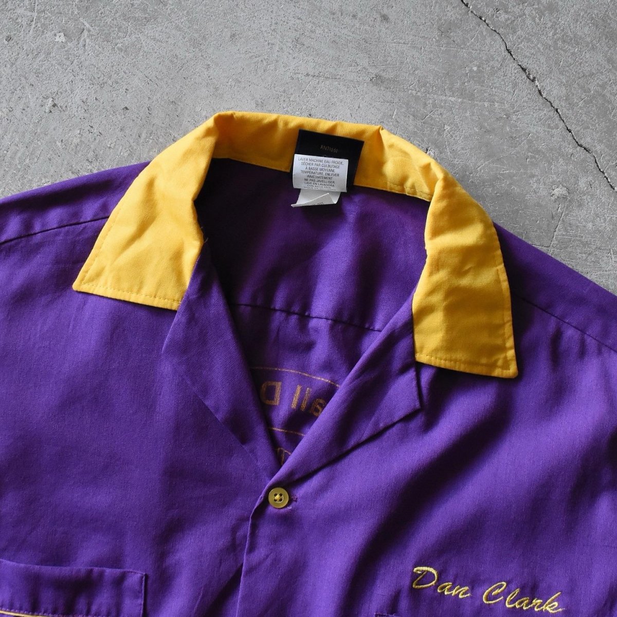 画像5: 1990s Hilton ボーリングシャツ　 "MADE IN USA"　 表記L  (5)