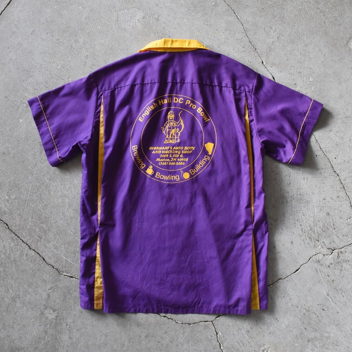 画像1: 1990s Hilton ボーリングシャツ　 "MADE IN USA"　 表記L  (1)