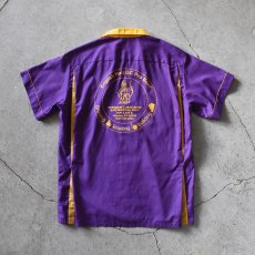 画像1: 1990s Hilton ボーリングシャツ　 "MADE IN USA"　 表記L  (1)