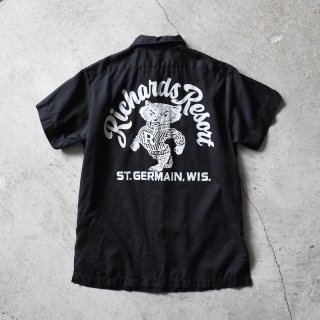 1950s CROWN PRINCE レーヨンボーリングシャツ 表記S - 古着屋HamburgCafe