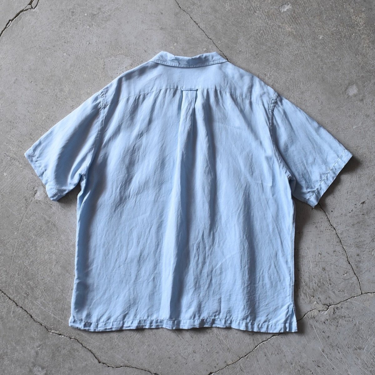 画像2: 1990s Polo by Ralph Lauren"CALDWELL"オープンカラーシャツ　 "LINEN×SILK"　 表記XL  (2)