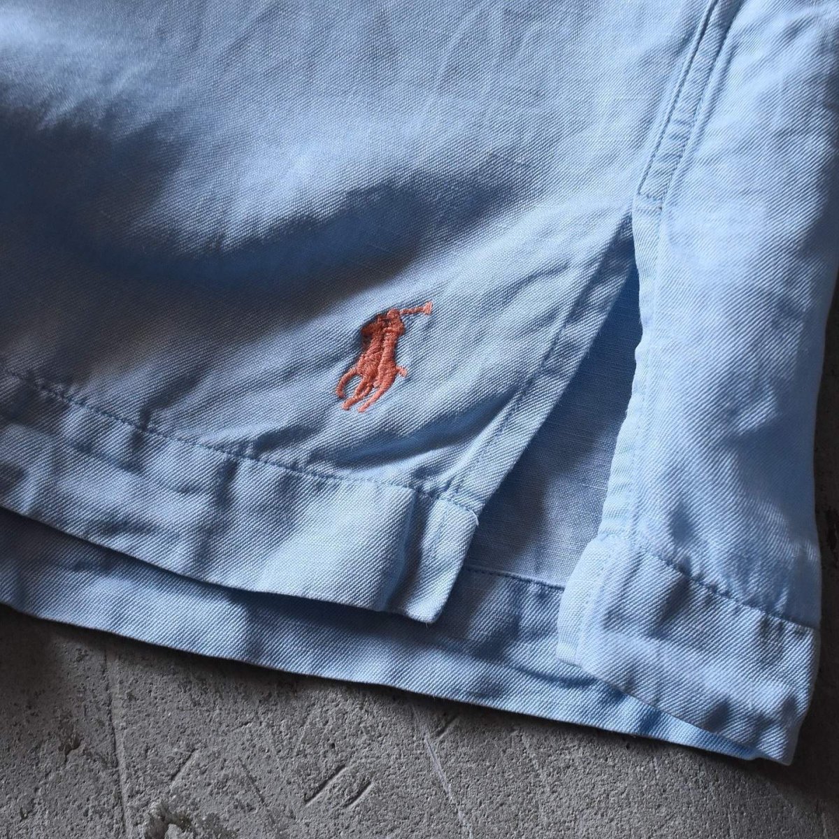 画像8: 1990s Polo by Ralph Lauren"CALDWELL"オープンカラーシャツ　 "LINEN×SILK"　 表記XL  (8)
