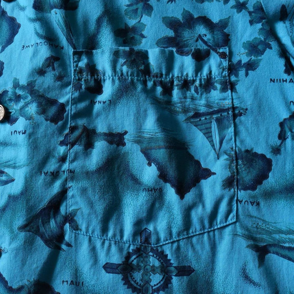 画像7: 1970s Ui-Maikai ハワイアンシャツ　 "MADE IN HAWAII"　 実寸L  (7)