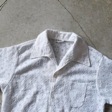 画像4: 1970s PEPE BOUTIQUE レースシャツ　 実寸L  (4)