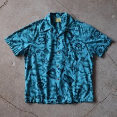 画像1: 1970s Ui-Maikai ハワイアンシャツ　 "MADE IN HAWAII"　 実寸L  (1)