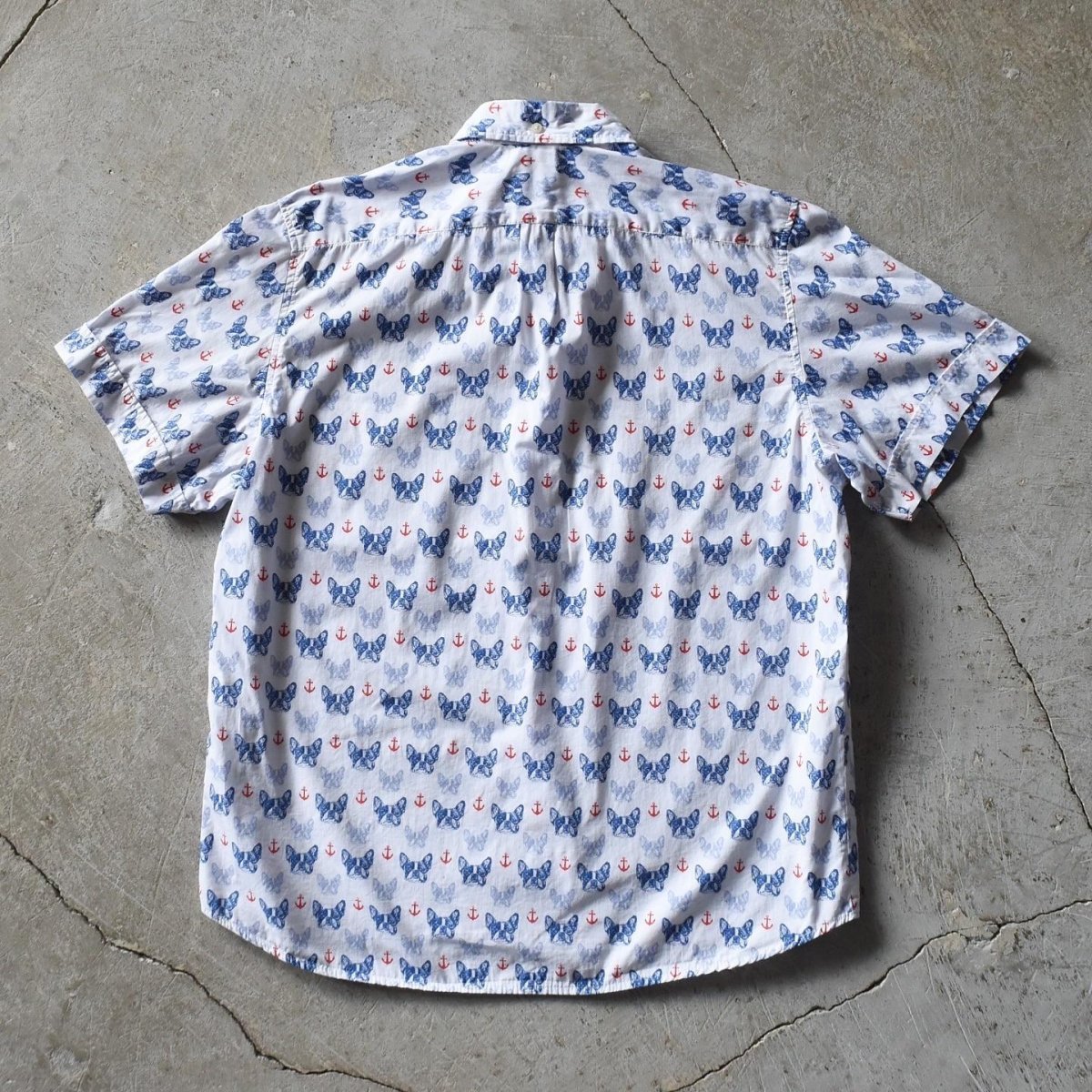 画像2: 1990s KENNINGTON 半袖総柄シャツ　 表記XXL  (2)