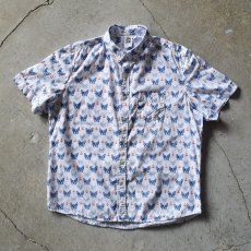 画像1: 1990s KENNINGTON 半袖総柄シャツ　 表記XXL  (1)